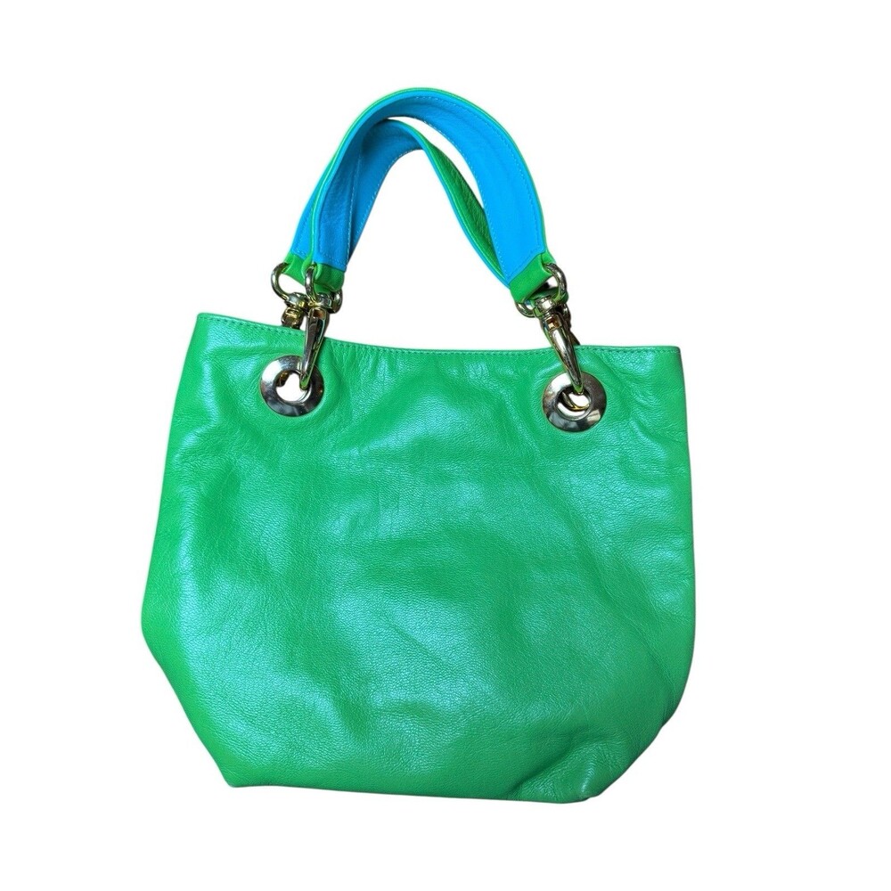 Vintage Y2K Citrus Lime Green Mini Purse Bag Chic Trendy Statement Handbag